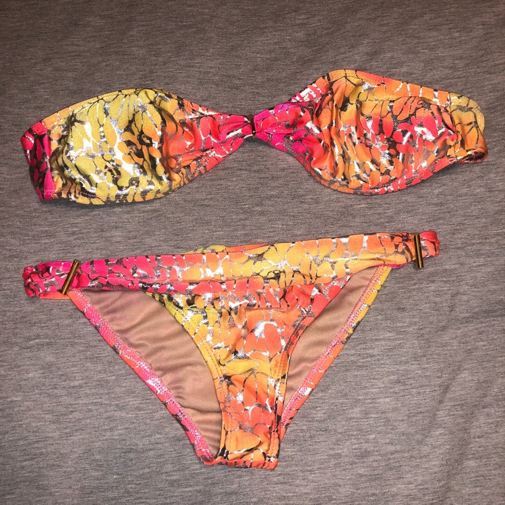 Neon Multi-Colored Bikini
